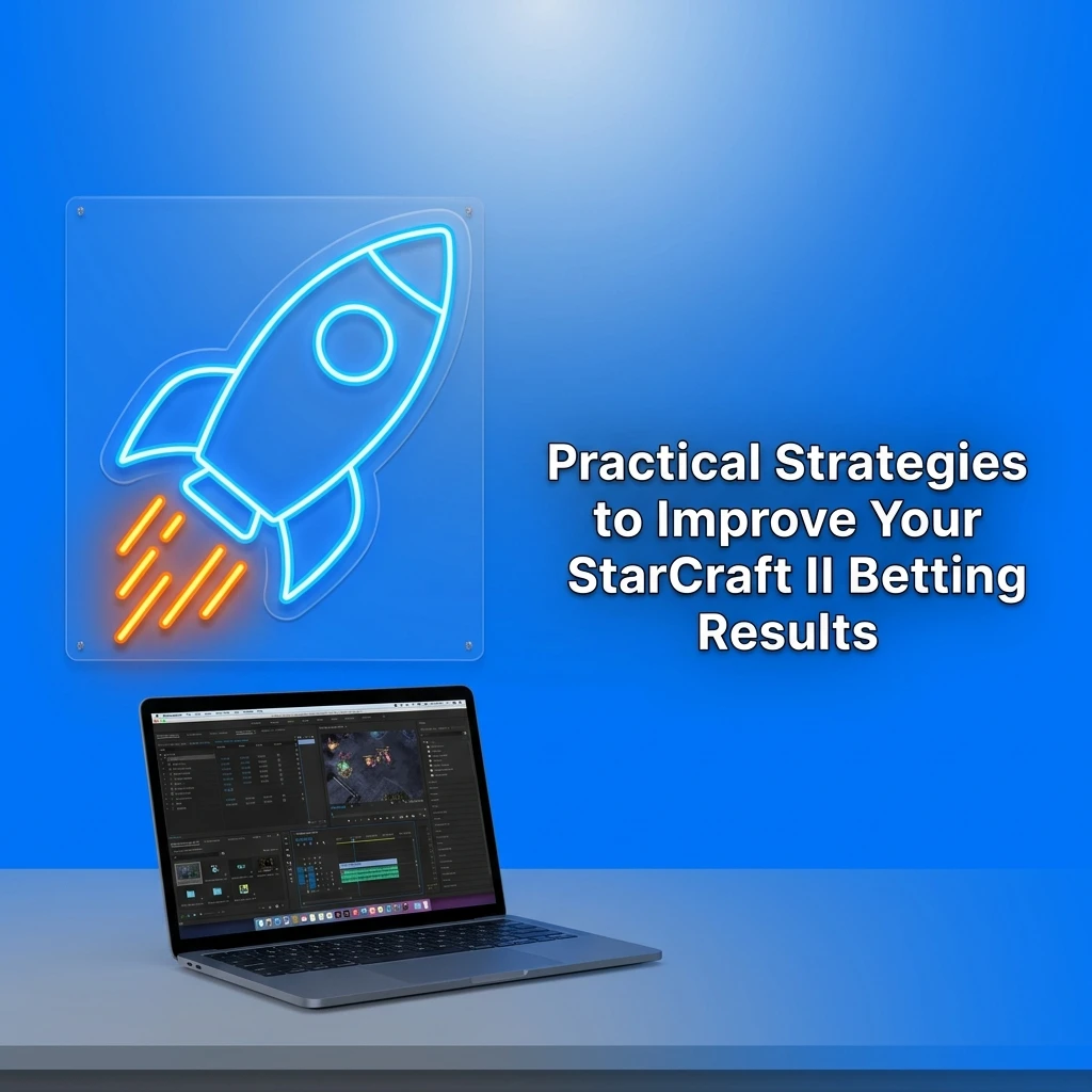 StarCraft II betting strategies including bankroll management, race matchups, map pools, patch tracking, and live betting tips